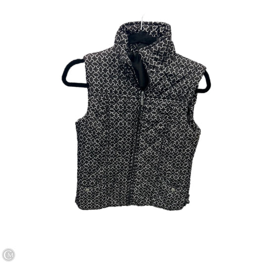 Vest Puffer & Quilted By Jane Ashley In Black, Size: S