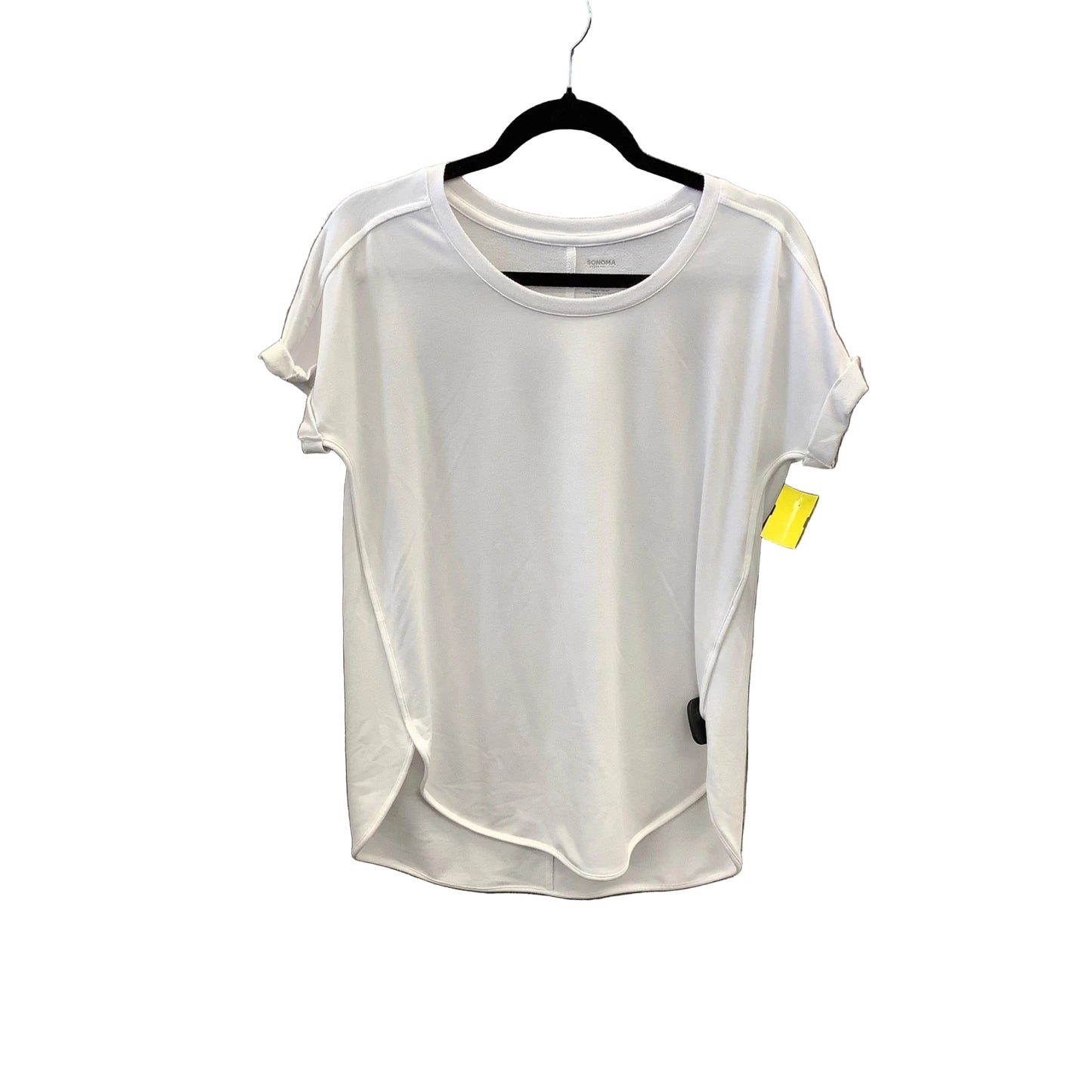 Top Short Sleeve By Sonoma In White, Size: S