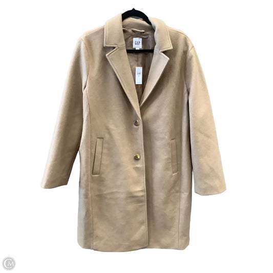 Coat Peacoat By Gap In Tan, Size: Xl