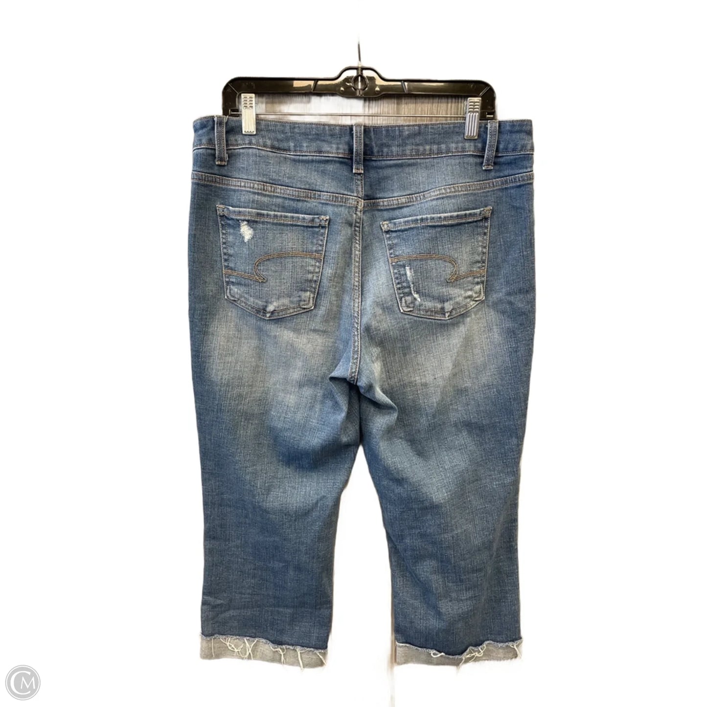 Capris By Time And Tru In Blue Denim, Size: 14