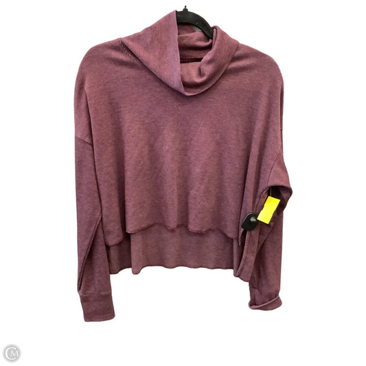 Top Long Sleeve By American Eagle In Purple, Size: Xs