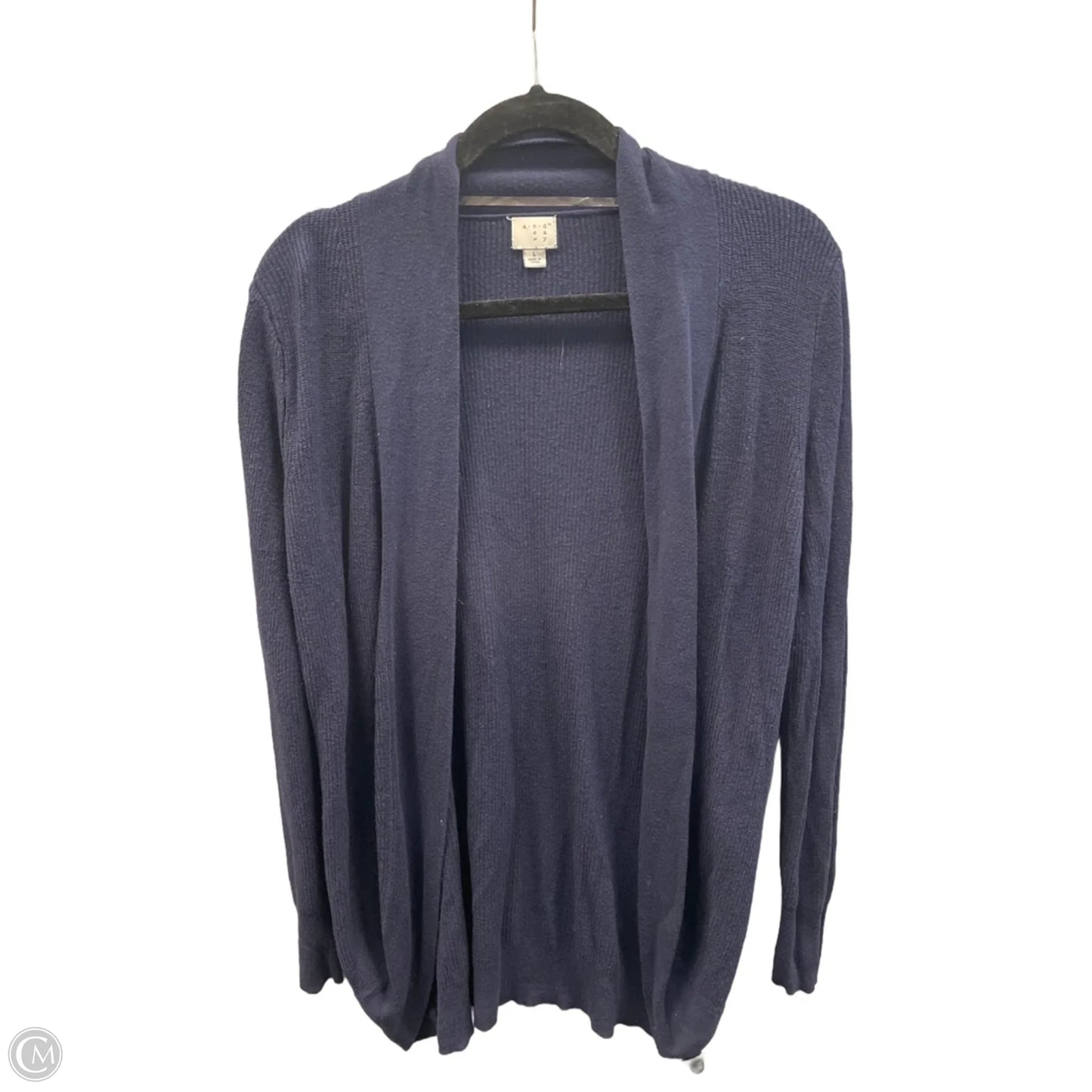 Sweater Cardigan By A New Day In Navy, Size: L