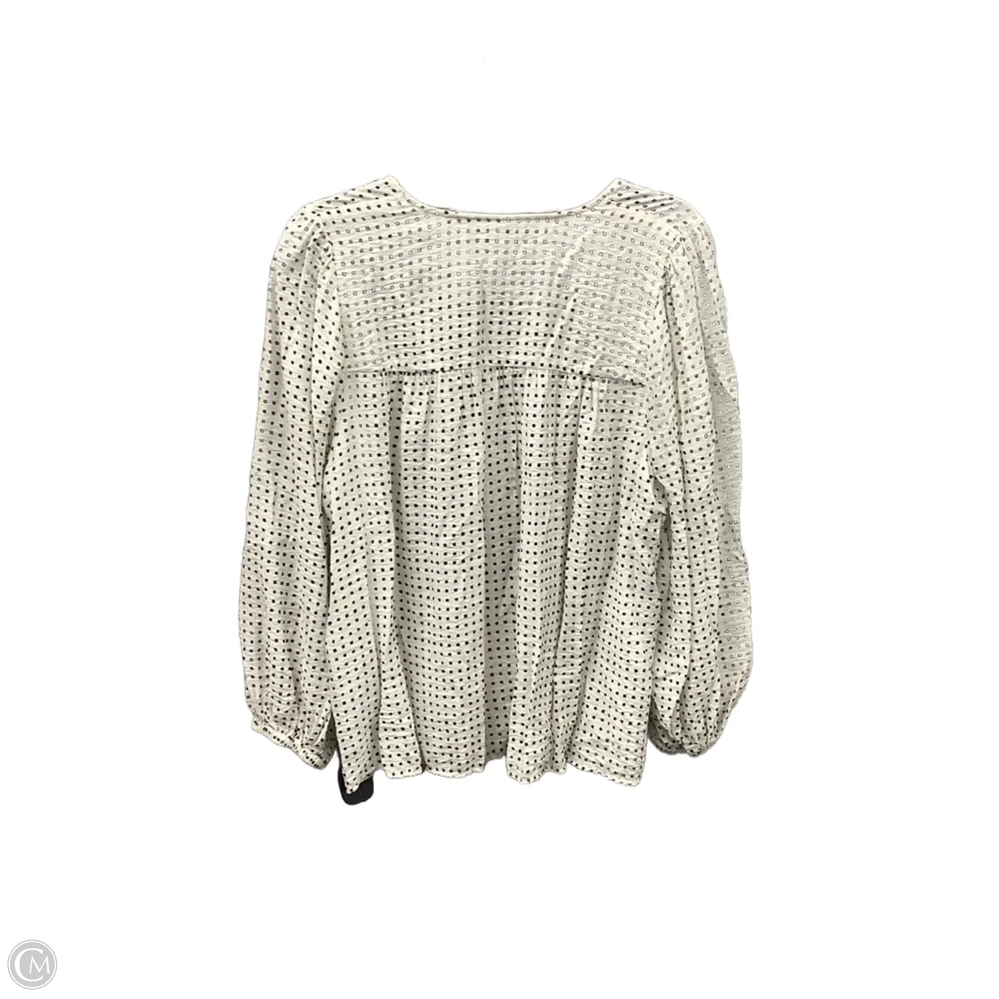 Top Long Sleeve By A New Day In White, Size: Xxl