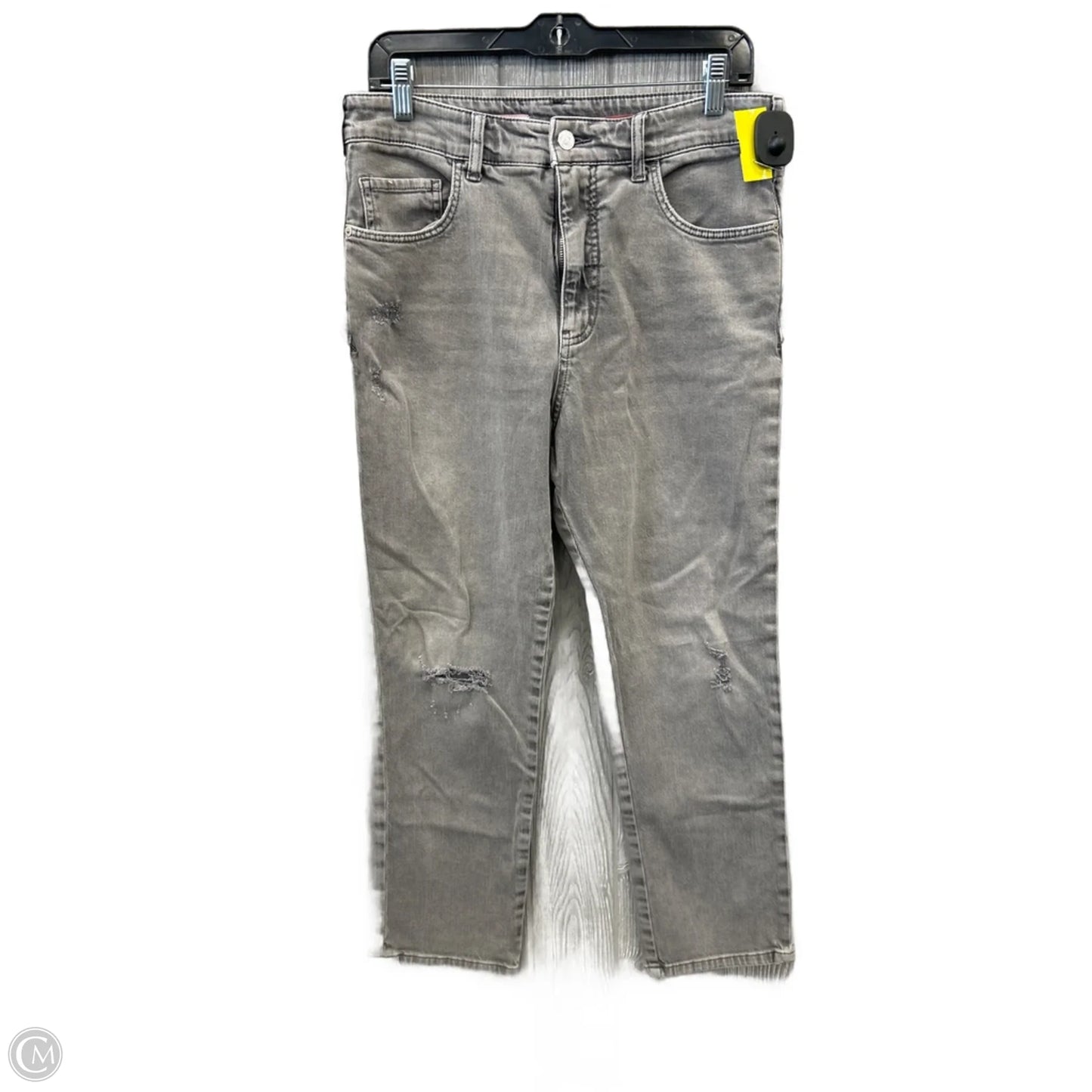 Jeans Straight By Pilcro In Grey Denim, Size: 8