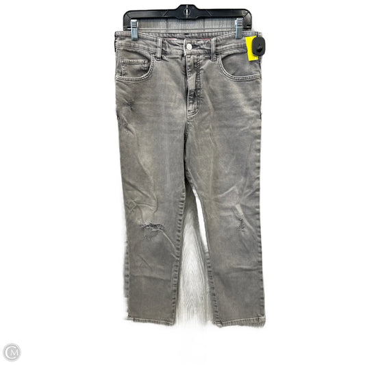 Jeans Straight By Pilcro In Grey Denim, Size: 8