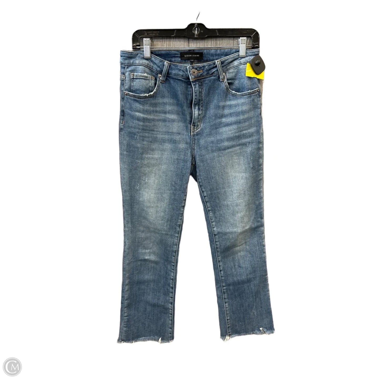 Jeans Straight By Risen In Blue Denim, Size: 12