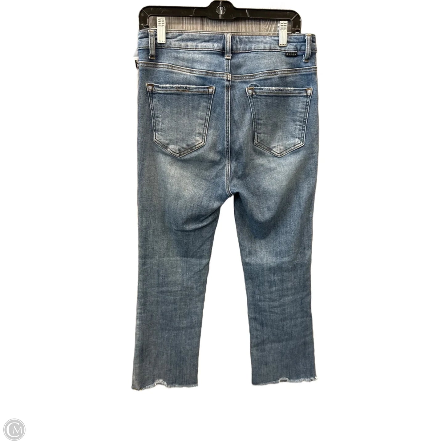 Jeans Straight By Risen In Blue Denim, Size: 12