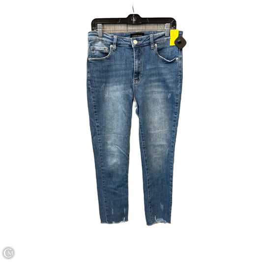 Jeans Skinny By Risen In Blue Denim, Size: 10