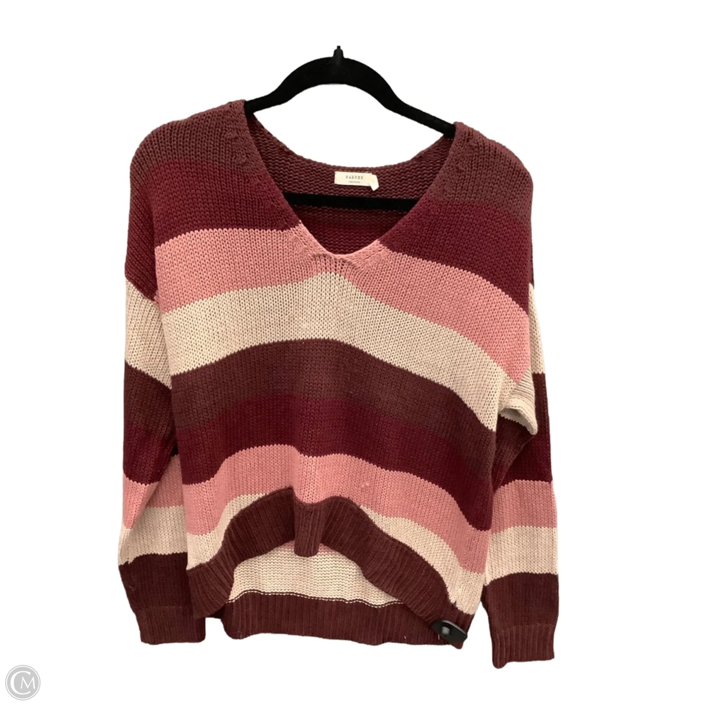 Sweater By Harper In Maroon, Size: Xl