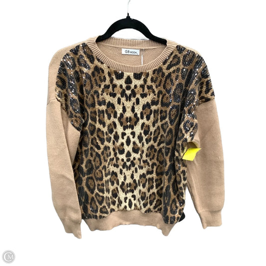 Sweater By Clothes Mentor In Animal Print, Size: M