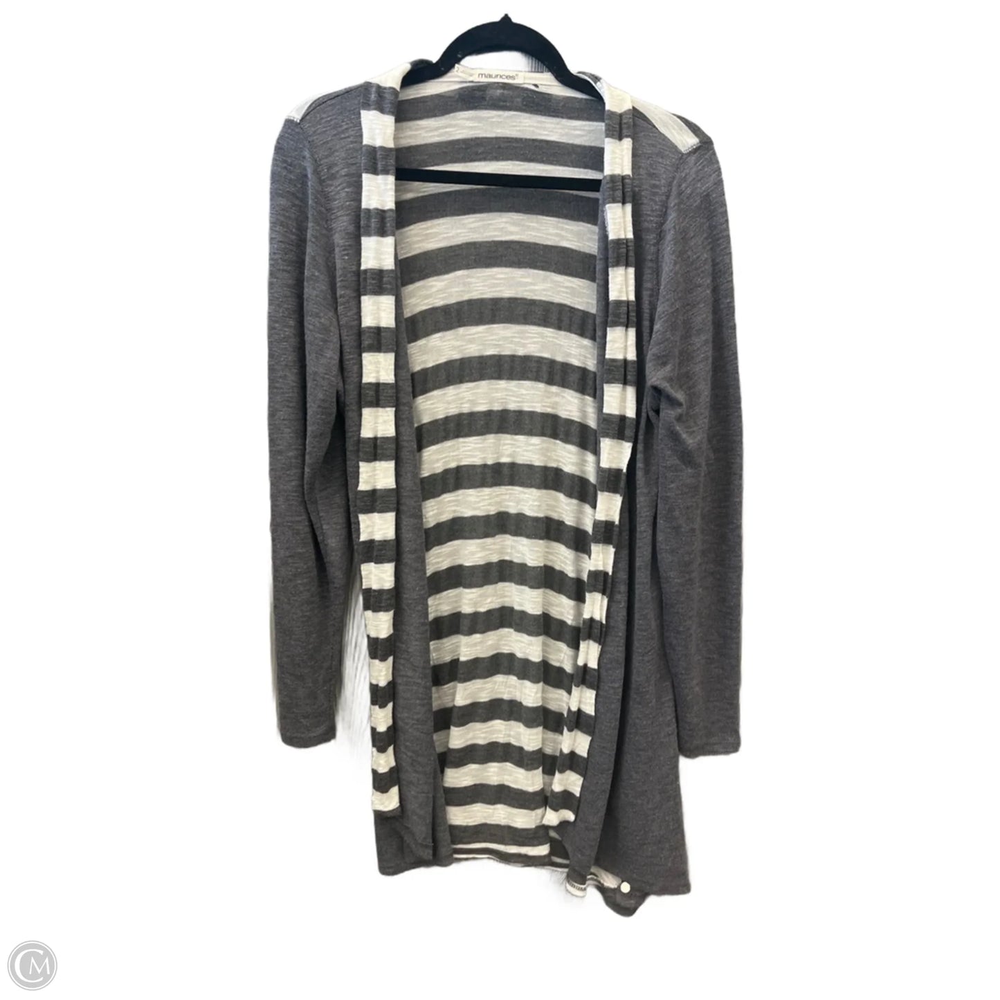 Cardigan By Maurices In Grey, Size: 2x
