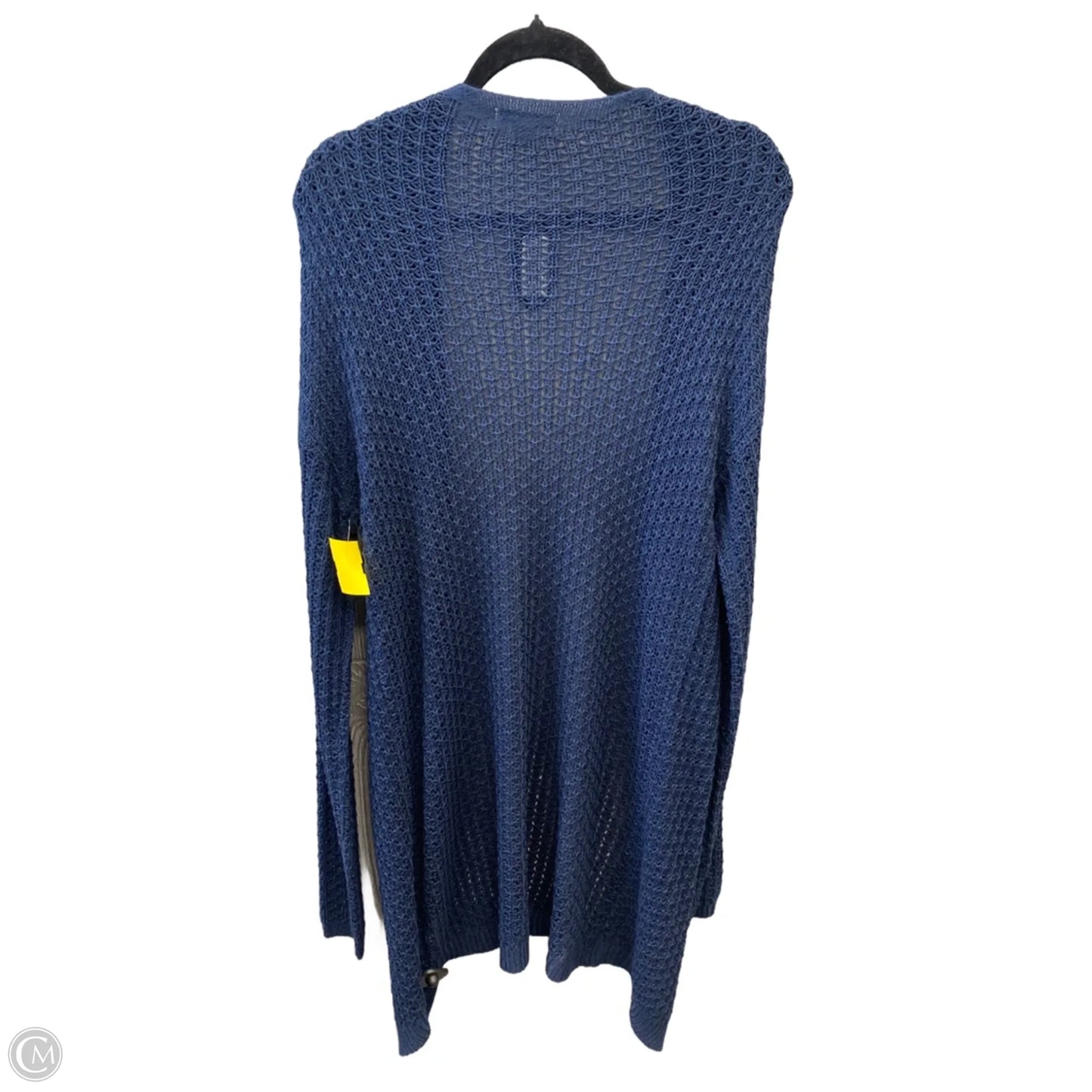 Sweater Cardigan By Clothes Mentor In Navy, Size: M