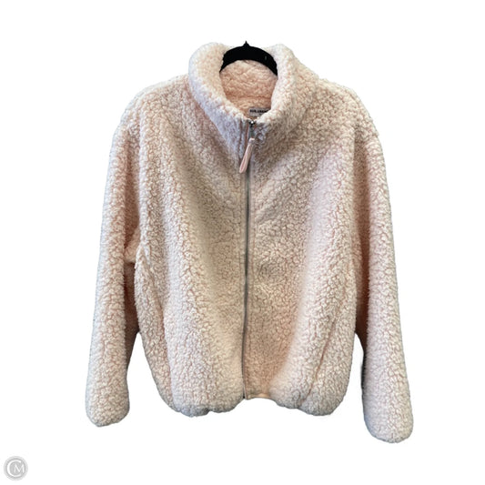 Jacket Fleece By Clothes Mentor In Pink, Size: L