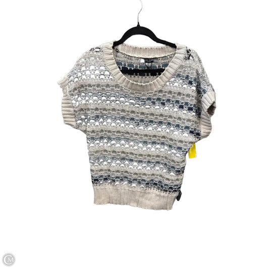 Sweater Short Sleeve By Nine West Apparel In Multi-colored, Size: M