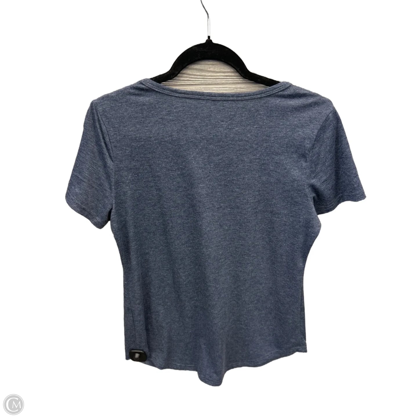 Top Short Sleeve By Cme In Blue, Size: S