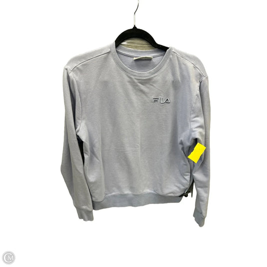 Athletic Sweatshirt Crewneck By Fila In Purple, Size: S