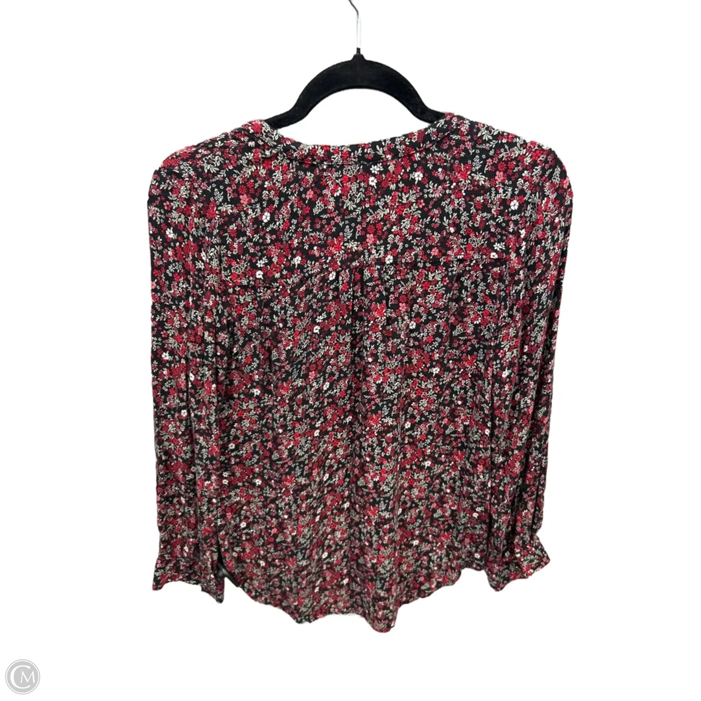 Blouse Short Sleeve By Maurices In Black, Size: Xs