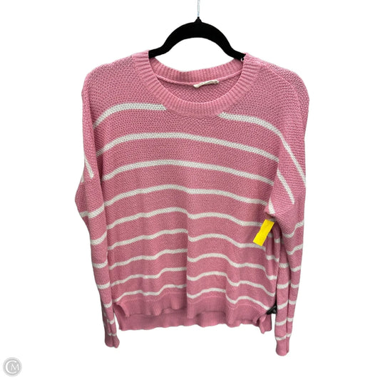 Sweater By Clothes Mentor In Pink, Size: L