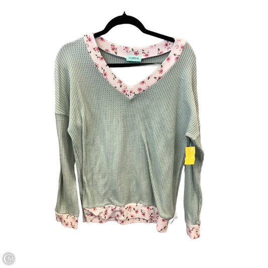 Top Long Sleeve By Ps Kate In Green, Size: M