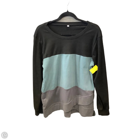Top Long Sleeve By Clothes Mentor In Black, Size: L