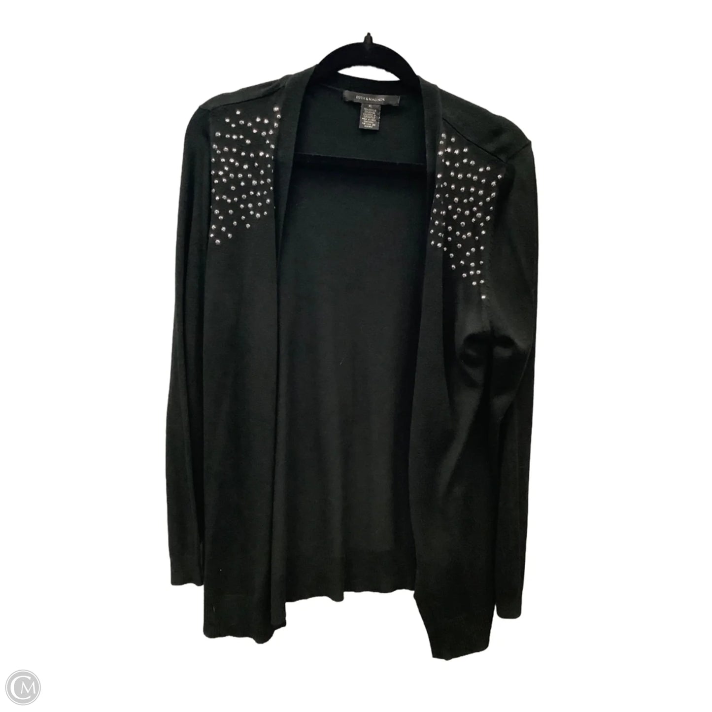 Sweater Cardigan By 89th And Madison In Black, Size: Xl