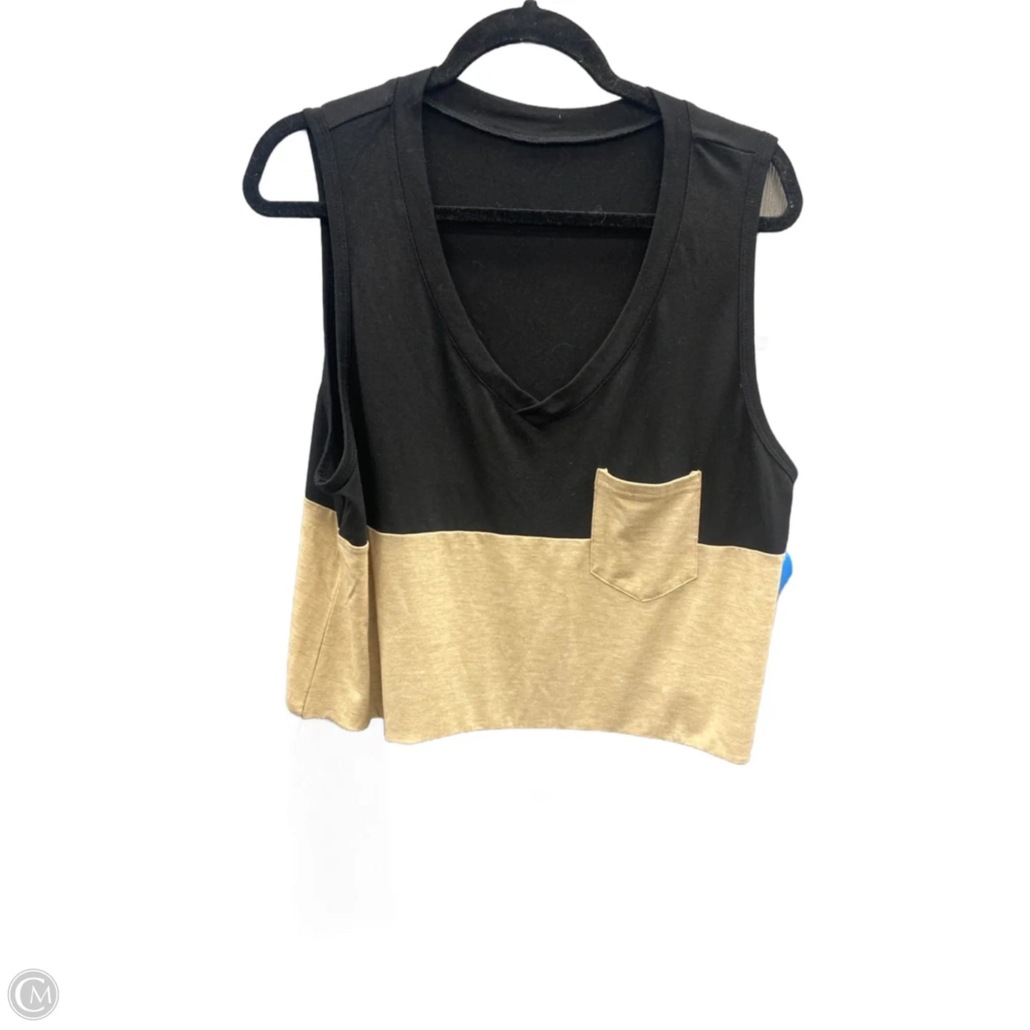 Top Sleeveless By Clothes Mentor In Black, Size: Xl