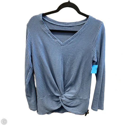 Top Long Sleeve By Clothes Mentor In Blue, Size: S