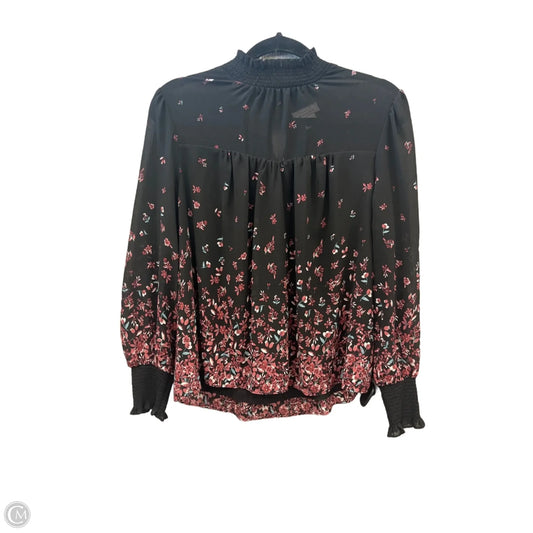 Blouse Long Sleeve By Ariat In Black, Size: Xs