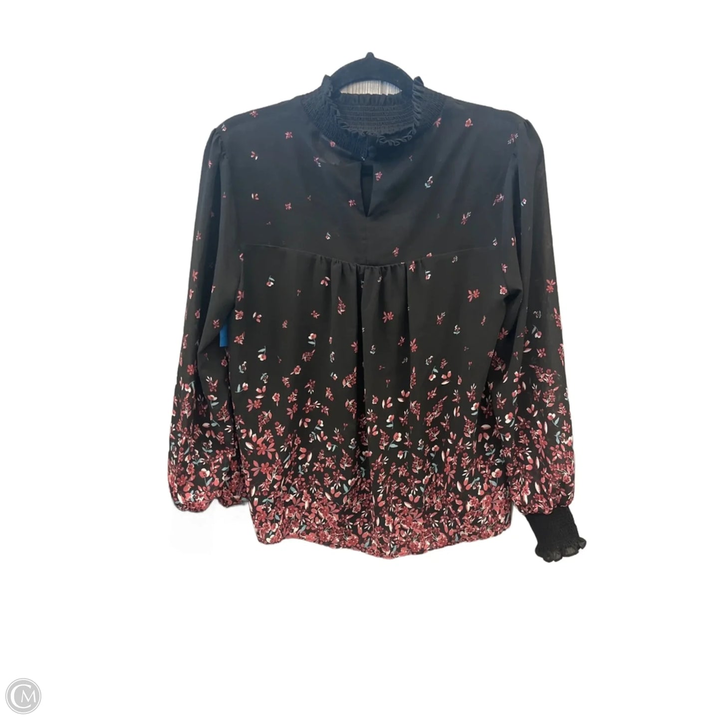 Blouse Long Sleeve By Ariat In Black, Size: Xs