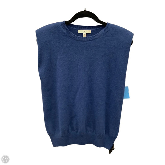 Vest Sweater By Banana Republic In Blue, Size: Xs