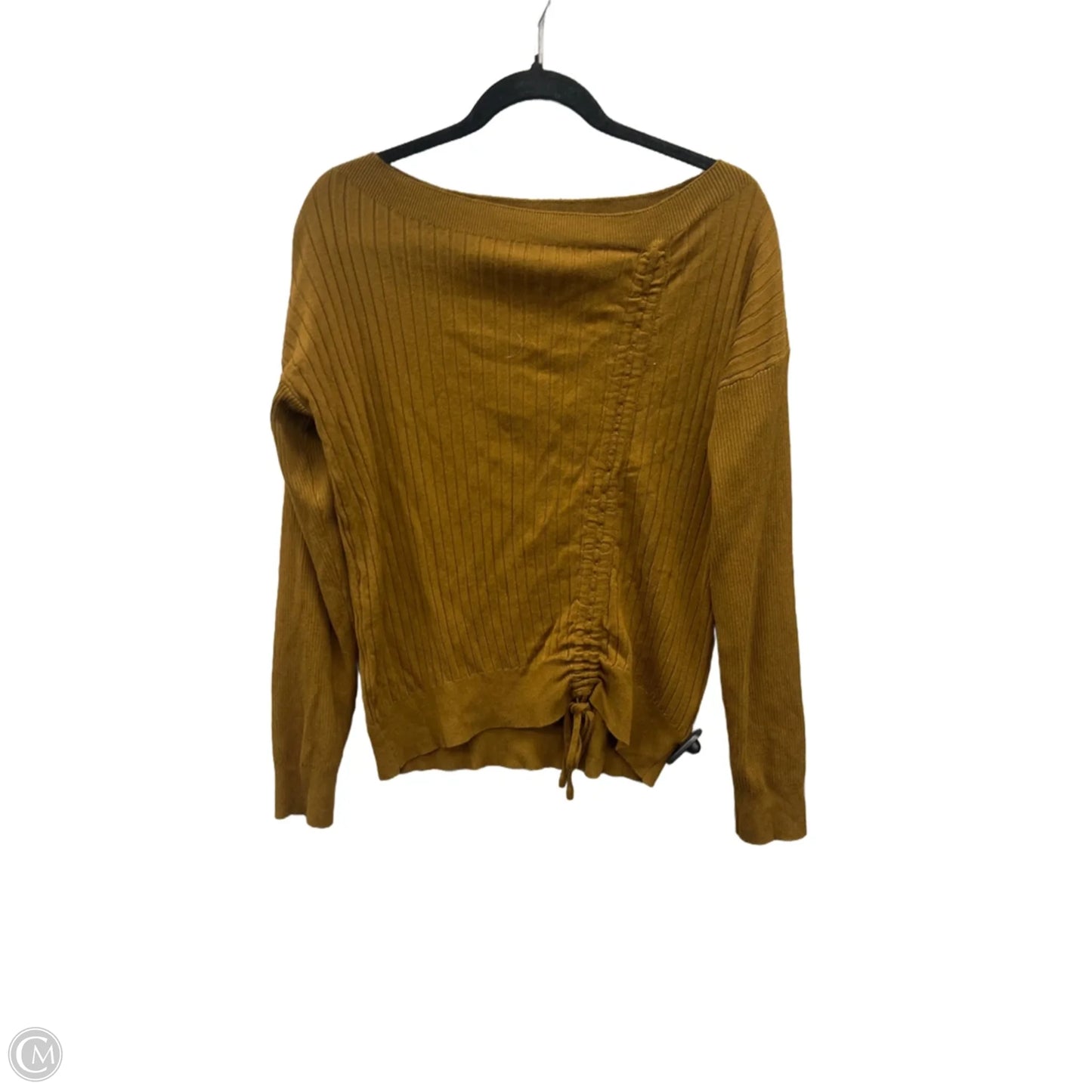 Top Long Sleeve By Hem & Thread In Brown, Size: L