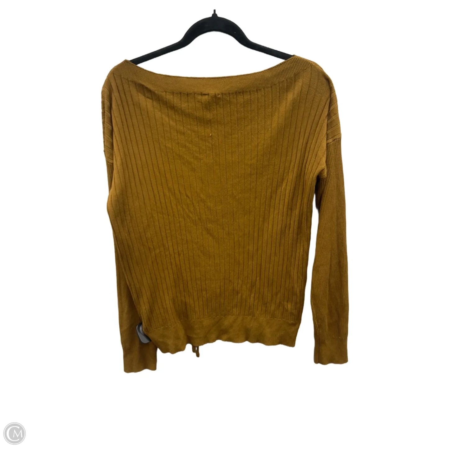 Top Long Sleeve By Hem & Thread In Brown, Size: L