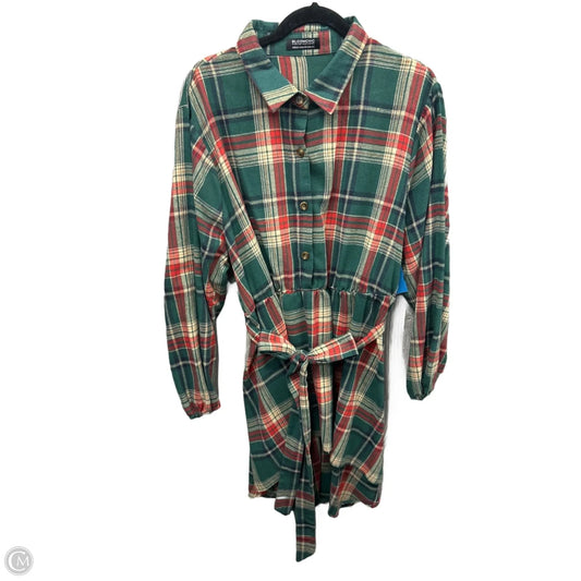 Top Long Sleeve By Bloomchic In Green, Size: 2x
