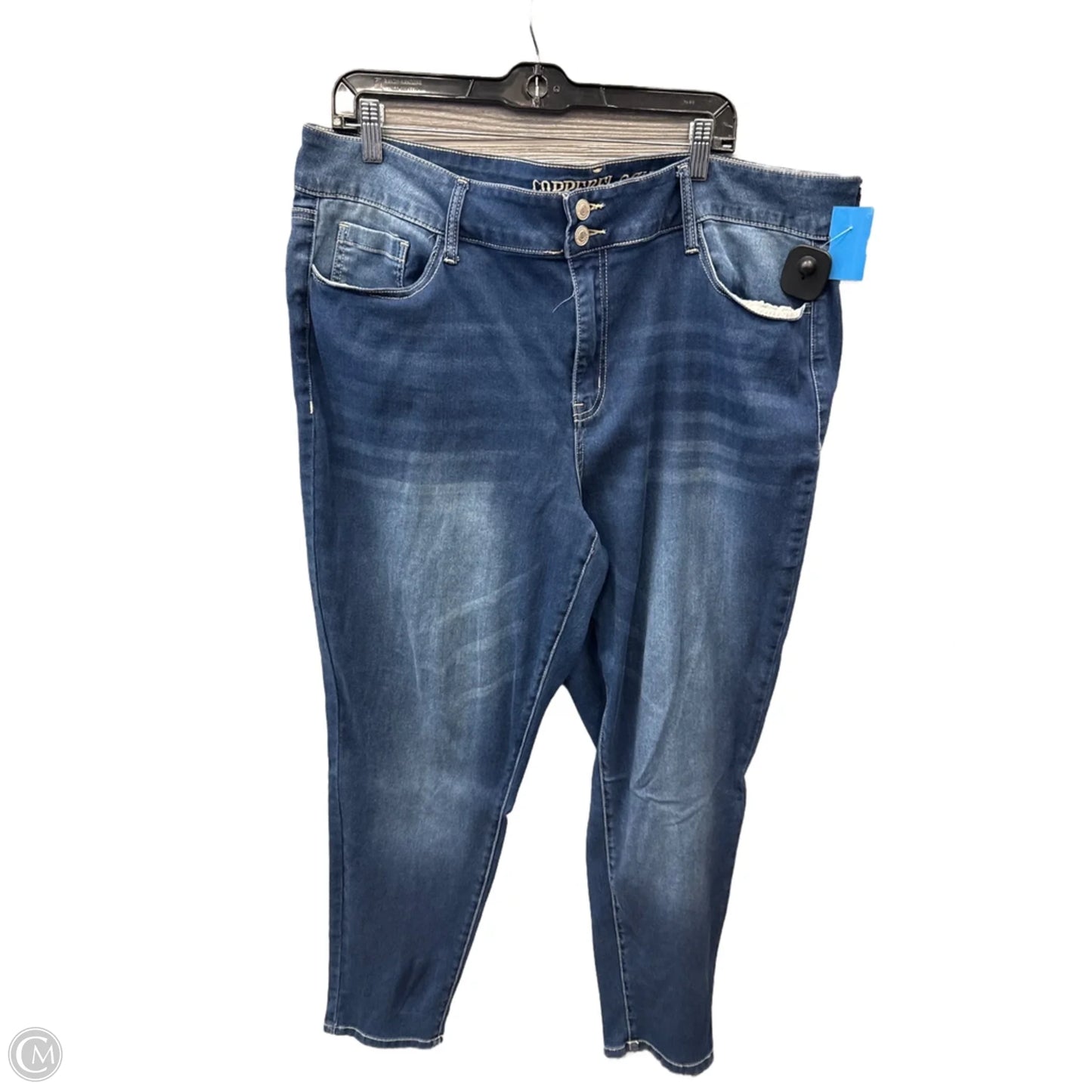 Jeans Jeggings By Clothes Mentor In Blue Denim, Size: 20