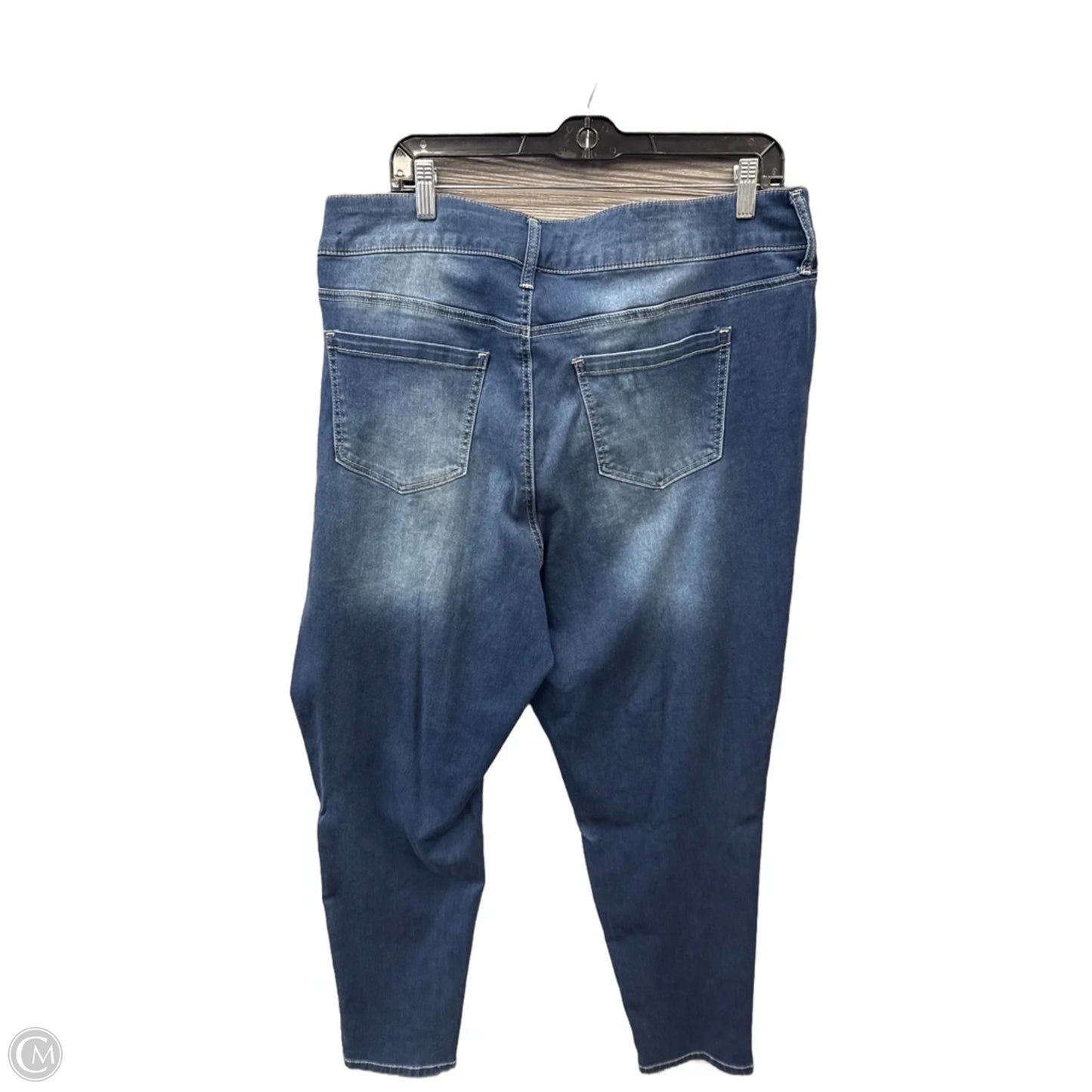 Jeans Jeggings By Clothes Mentor In Blue Denim, Size: 20