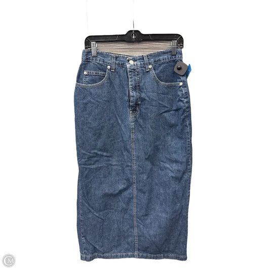 Skirt Maxi By French Dressing In Blue Denim, Size: 8