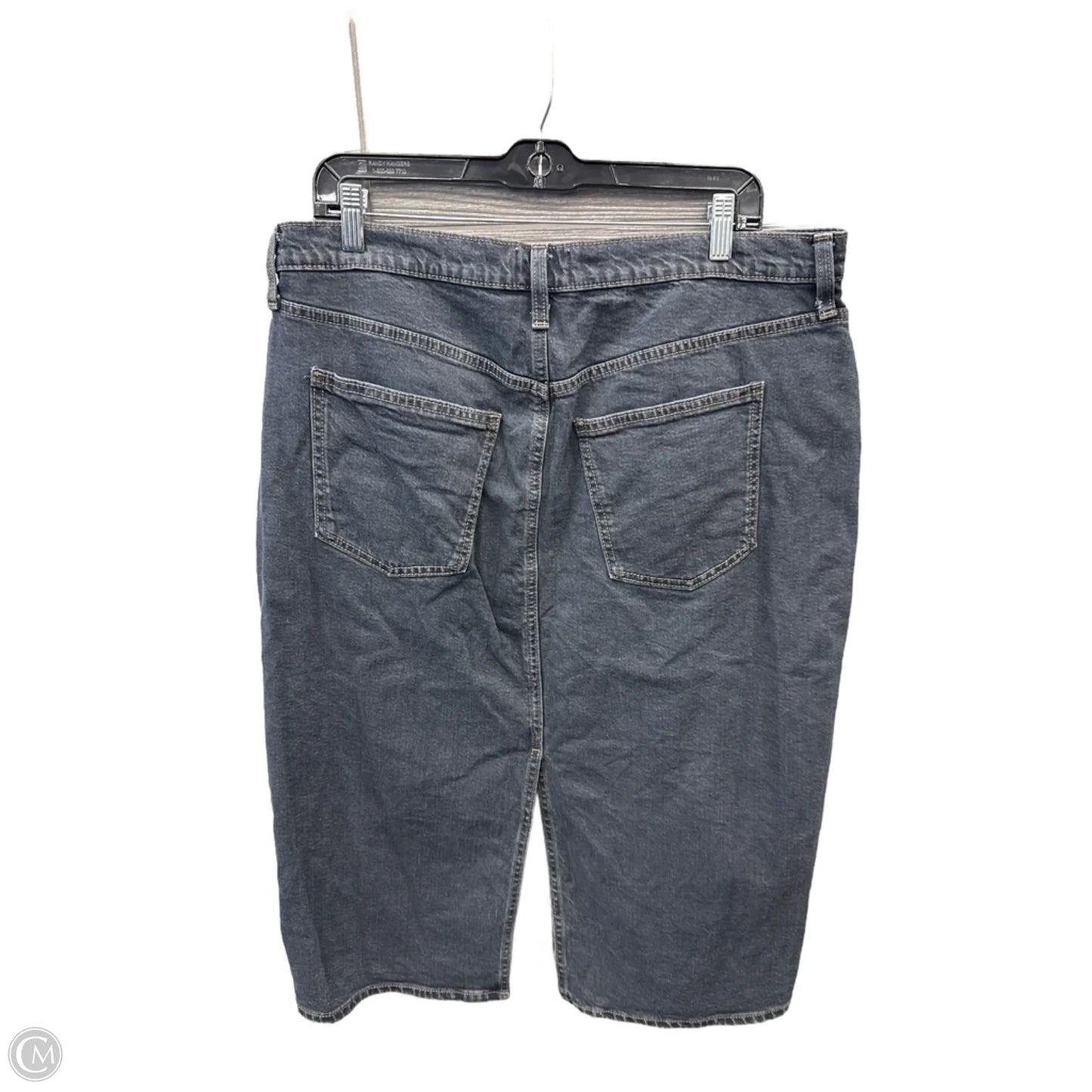 Skirt Midi By Universal Thread In Blue Denim, Size: 14