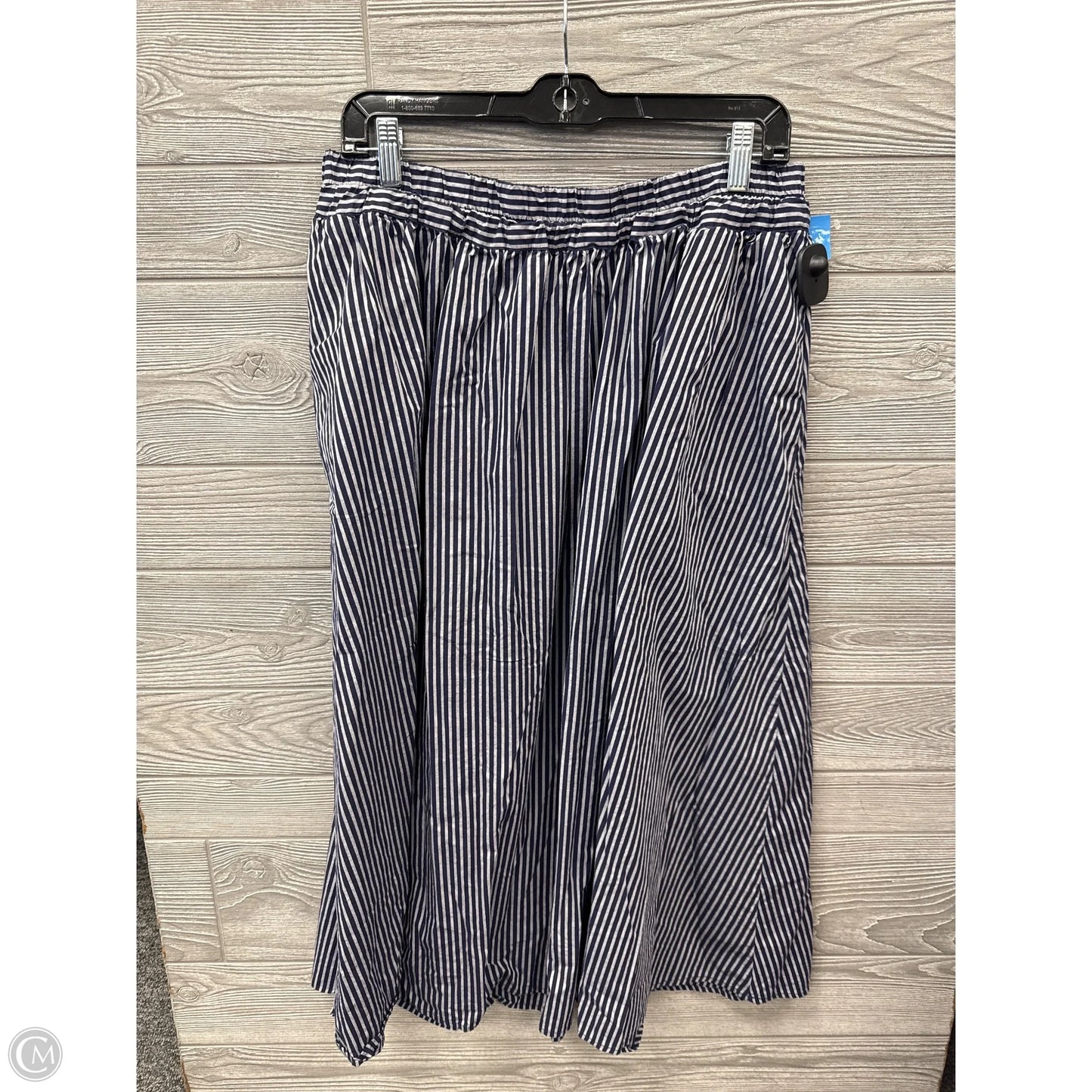 Skirt Midi By A New Day In Navy, Size: 12