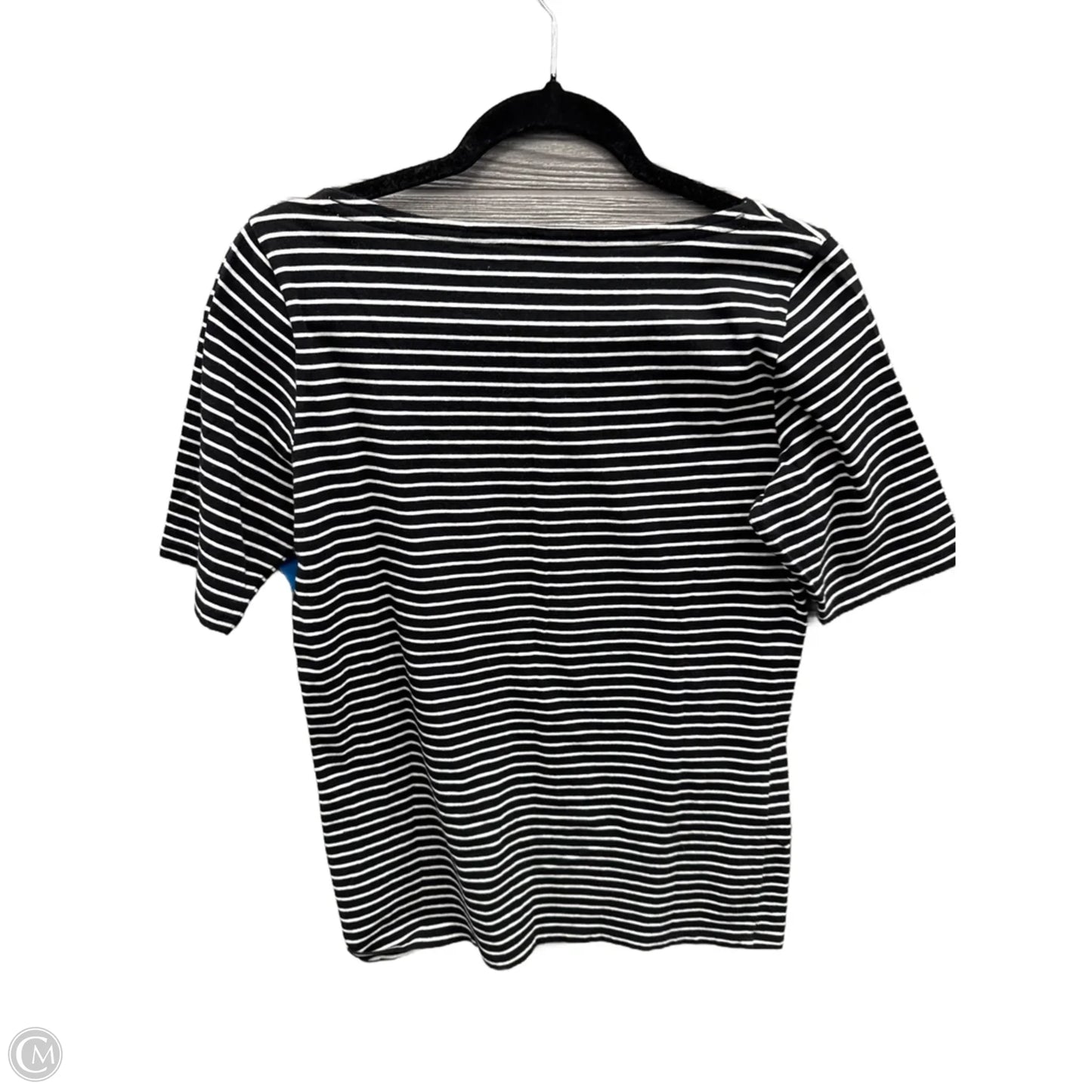 Top Short Sleeve By Jones New York In Black, Size: M