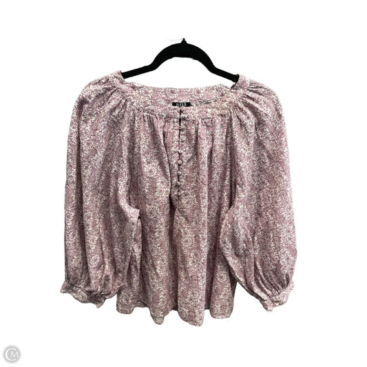 Top Long Sleeve By Ana In Purple, Size: Xl