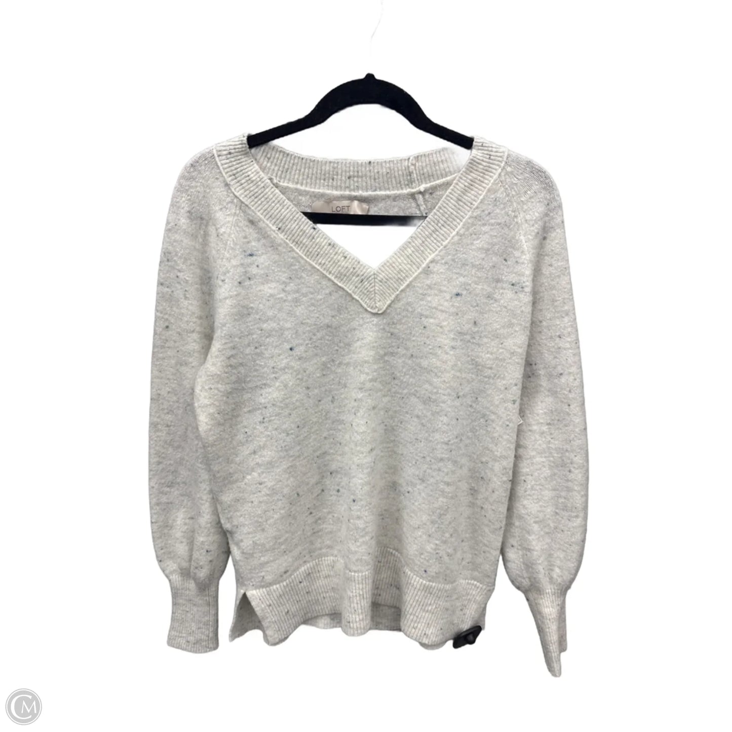 Sweater By Loft In Grey, Size: S