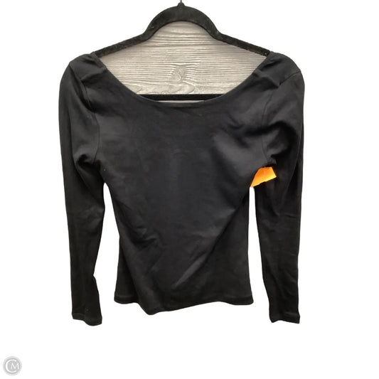 Top Long Sleeve Basic By Ann Taylor In Black, Size: Xs