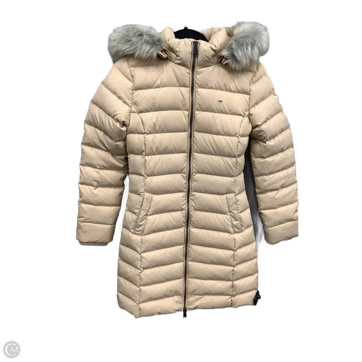 Coat Parka By Tommy Hilfiger In Tan, Size: Xs