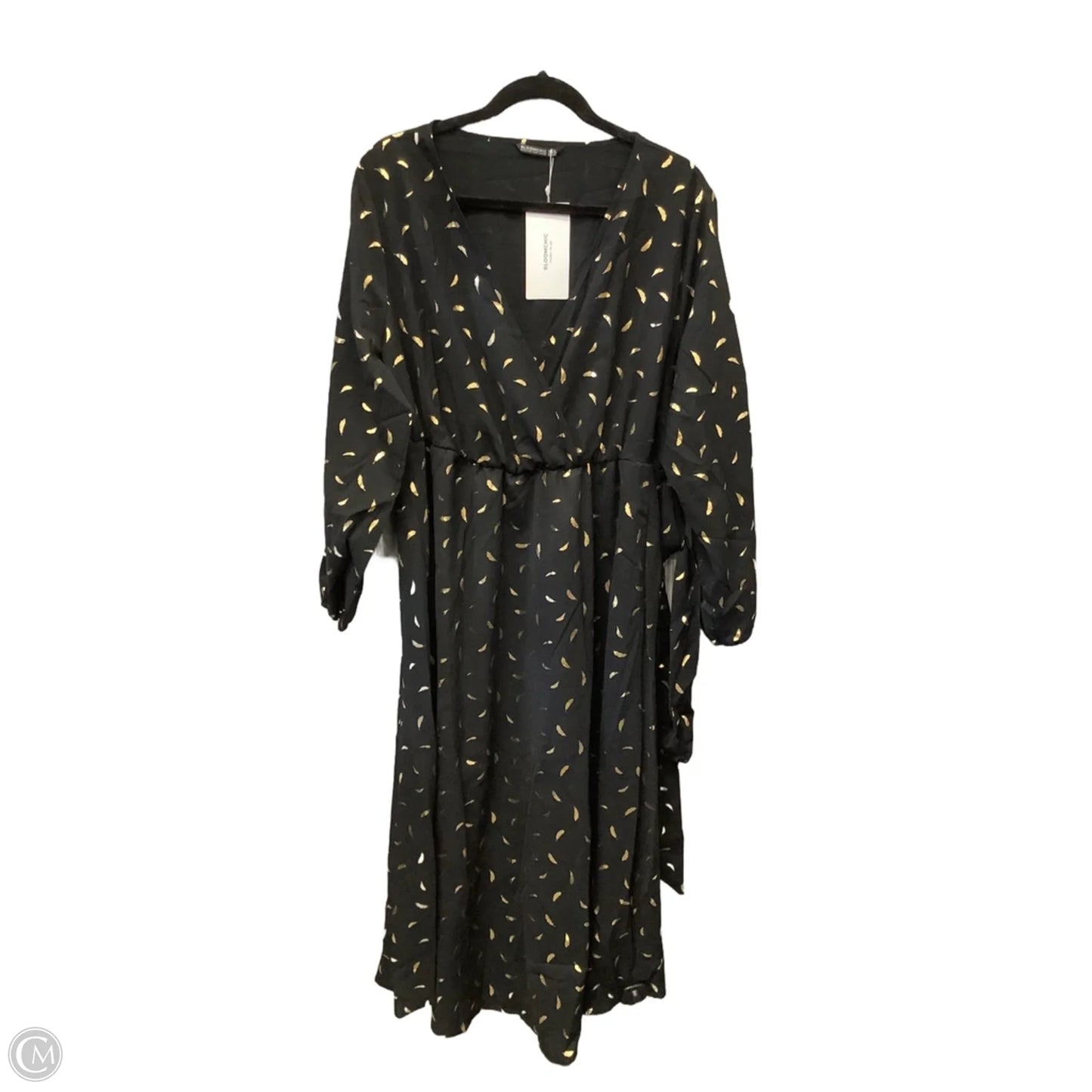 Dress Casual Maxi By Bloomchic In Black, Size: Xl