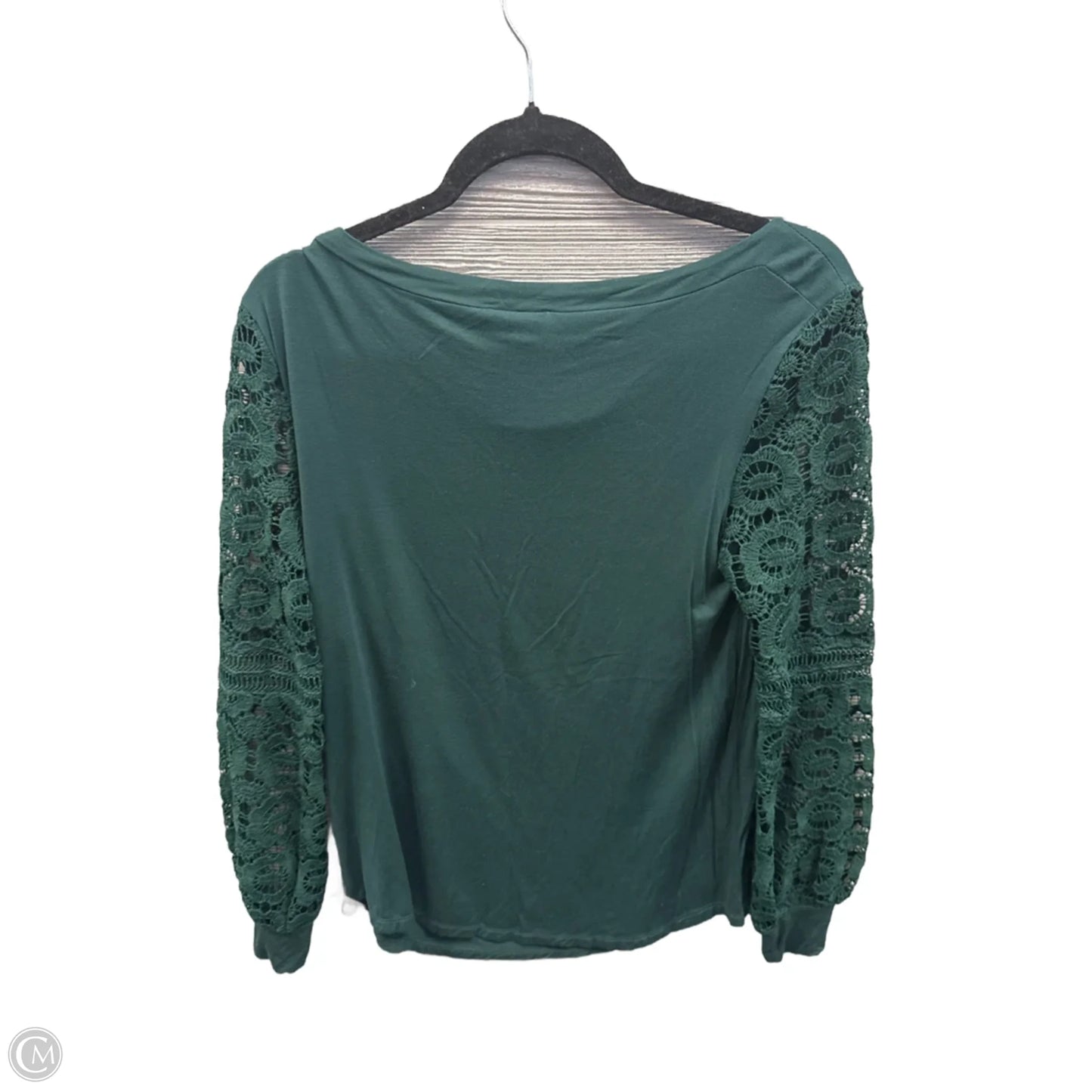 Top Long Sleeve By Amaryllis In Green, Size: M
