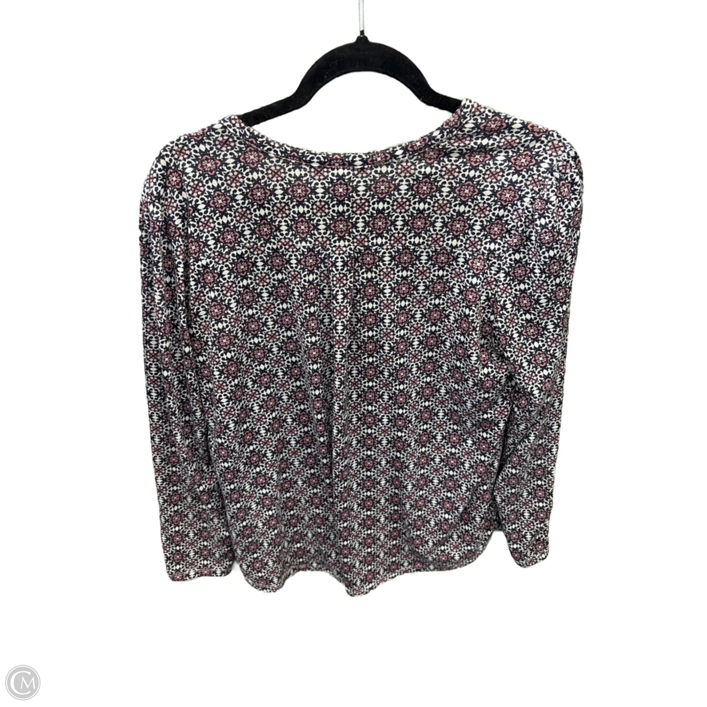 Top 3/4 Sleeve By H&m In Blue, Size: M