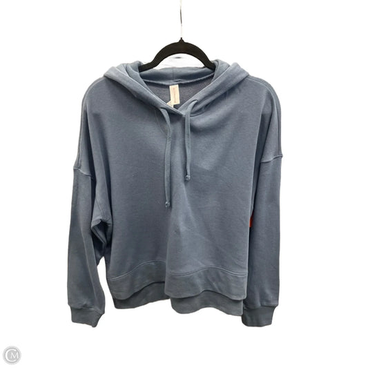 Sweatshirt Hoodie By Alternative In Blue, Size: L