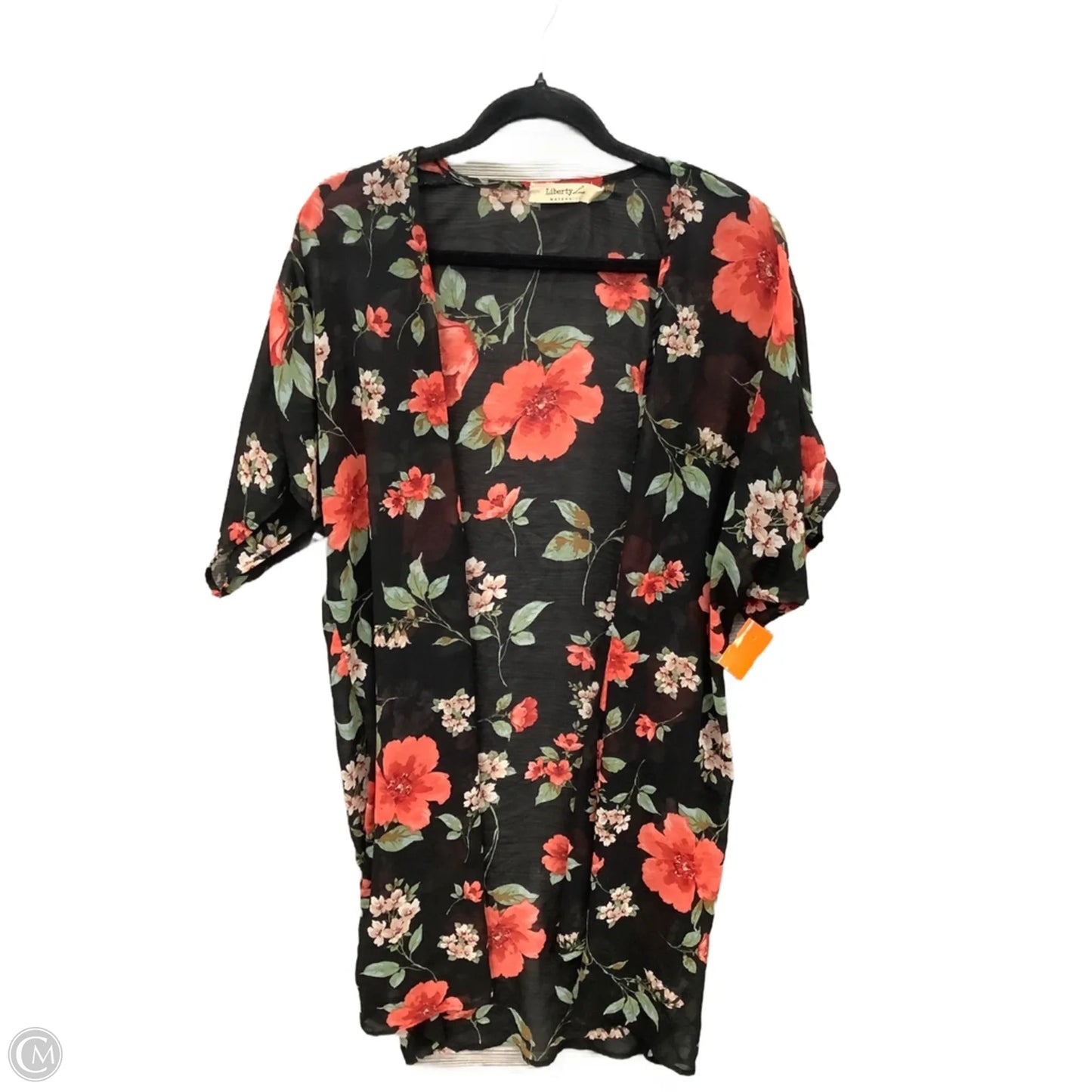 Kimono By Liberty Love In Black, Size: Xl