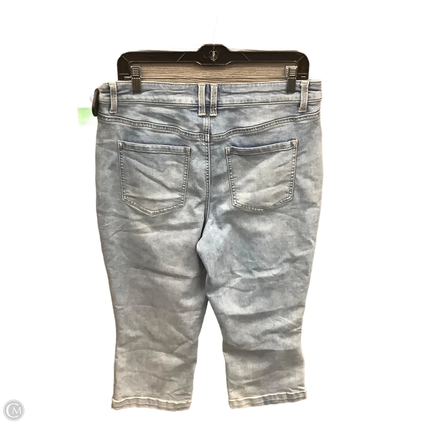 Capris By Maurices In Blue Denim, Size: 14