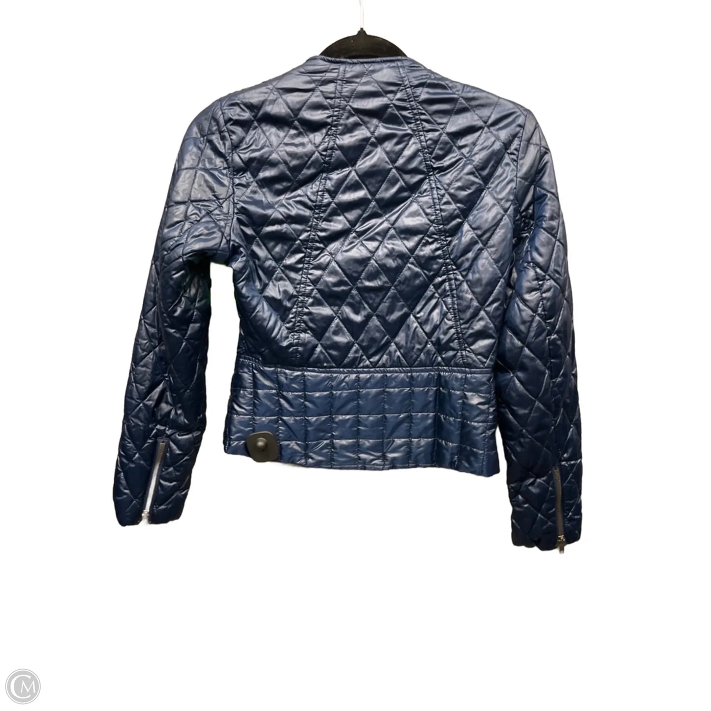 Jacket Puffer & Quilted By H&m In Navy, Size: S